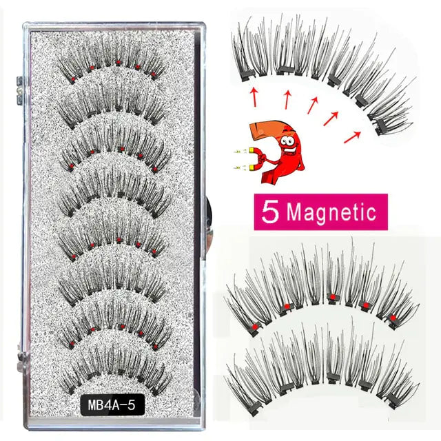 MBA 5 Magnetic Eyelashes Curler Set