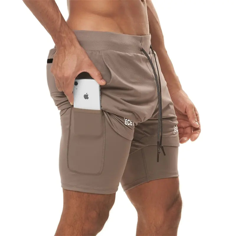 2 in 1 Double Layer Shorts